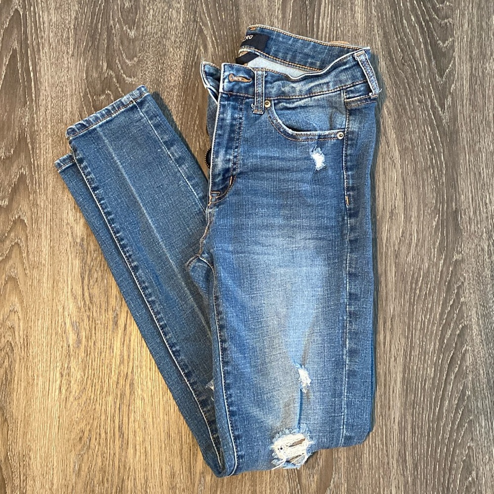 Aeropostale dark blue high rise jeans
